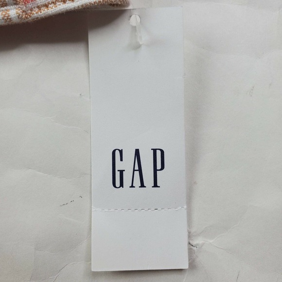 CC - Gap Womens Shorts 2 City Short Mid Rise Red Yellow Blue Stripe Casual NWT - Picture 5 of 10